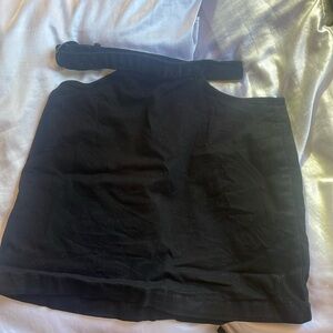 black denim weworewhat skirt size xs